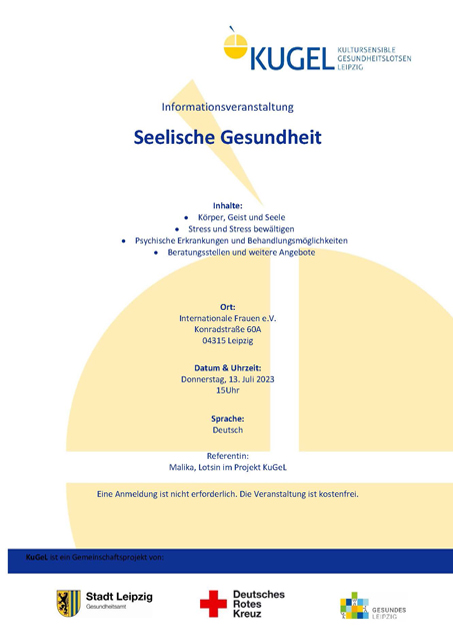 Infoveranstaltung: KUGEL Bewegung